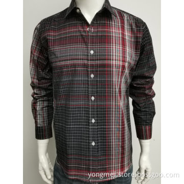 Men's tc 65/35 yd check ls shirt
